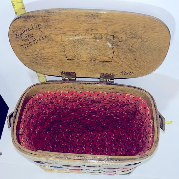 VINTAGE-RARE! 70s Caro-Nan HandWoven handpainted Purse Special for Mrs.Rae’s KAD - Picture 6 of 10